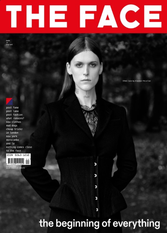 Esthel couverture magazine THE FACE