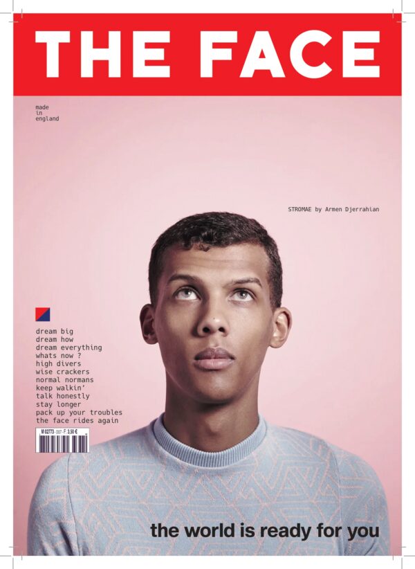 couverture magazine "THE FACE" avec Stromae