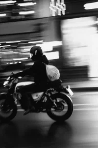 motard en route